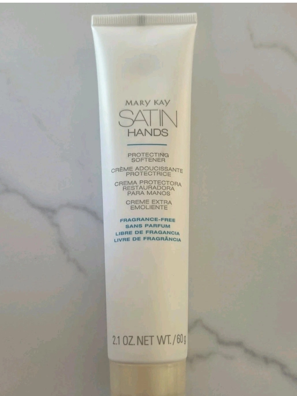 Mary Kay Satin Hands Protecting Softener Cream Fragrance-Free 2.1 oz, Hand